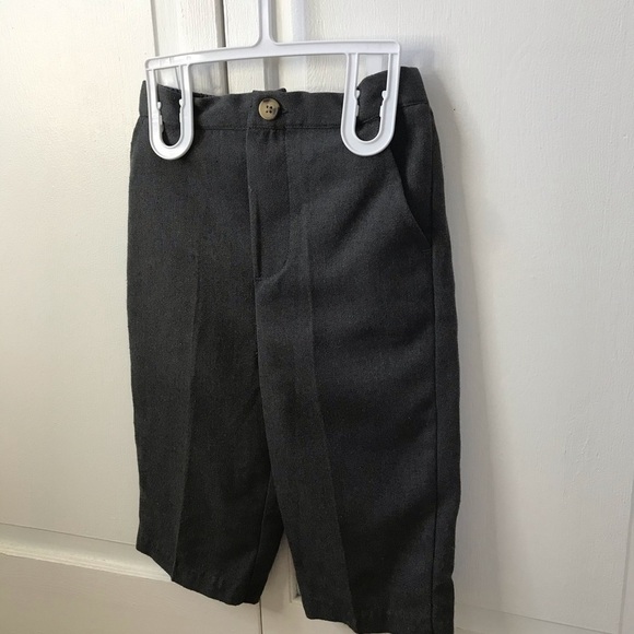 3/$25 PERFECTLY DRESSED Gray Polyester Blend Pants - Picture 3 of 5